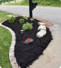 Garden Mulch Flower Bed