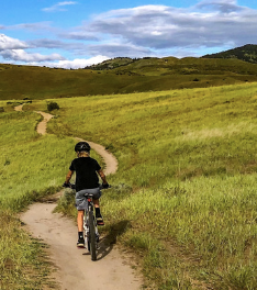 Seamans Gulch Trail System Bikers
