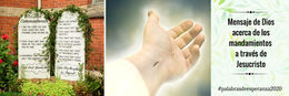 Mensaje de Dios acerca de los mandamientos a través de Jesucristo by Blanca Quiroga