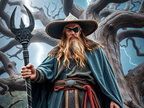 🌲⚔️✨ Odin & Yggdrasil — Wisdom Carved from the World Tree ✨⚔️🌲