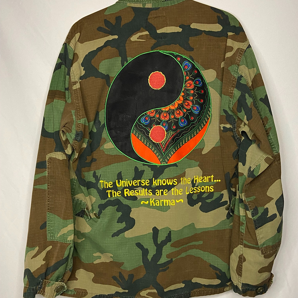 Thumbnail: Upcycled "Karma" Camo Jacket