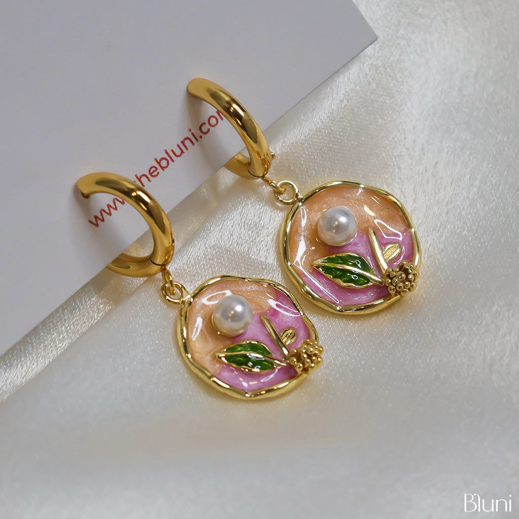 Blush Bloom - Waterproof, Antitarnish, Stainless Steel