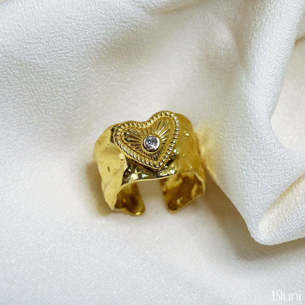 Heartcore Ring - Adjustable, Waterproof, Antitarnish & Stainless Steel