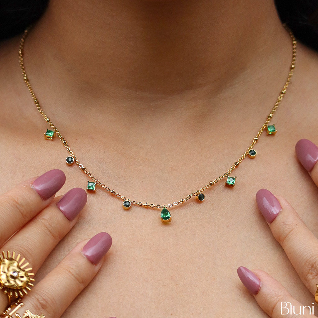 Greenfire Choker Necklace - Waterproof, Antitarnish, & Stainless Stee