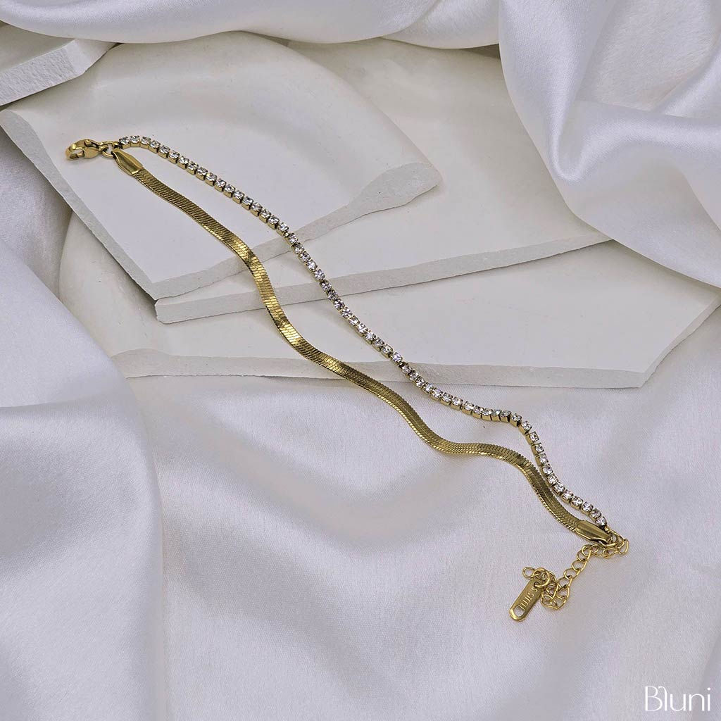 Twine Layered Bracelet- Adjustable, Waterproof, Antitarnish & Stainless Steel