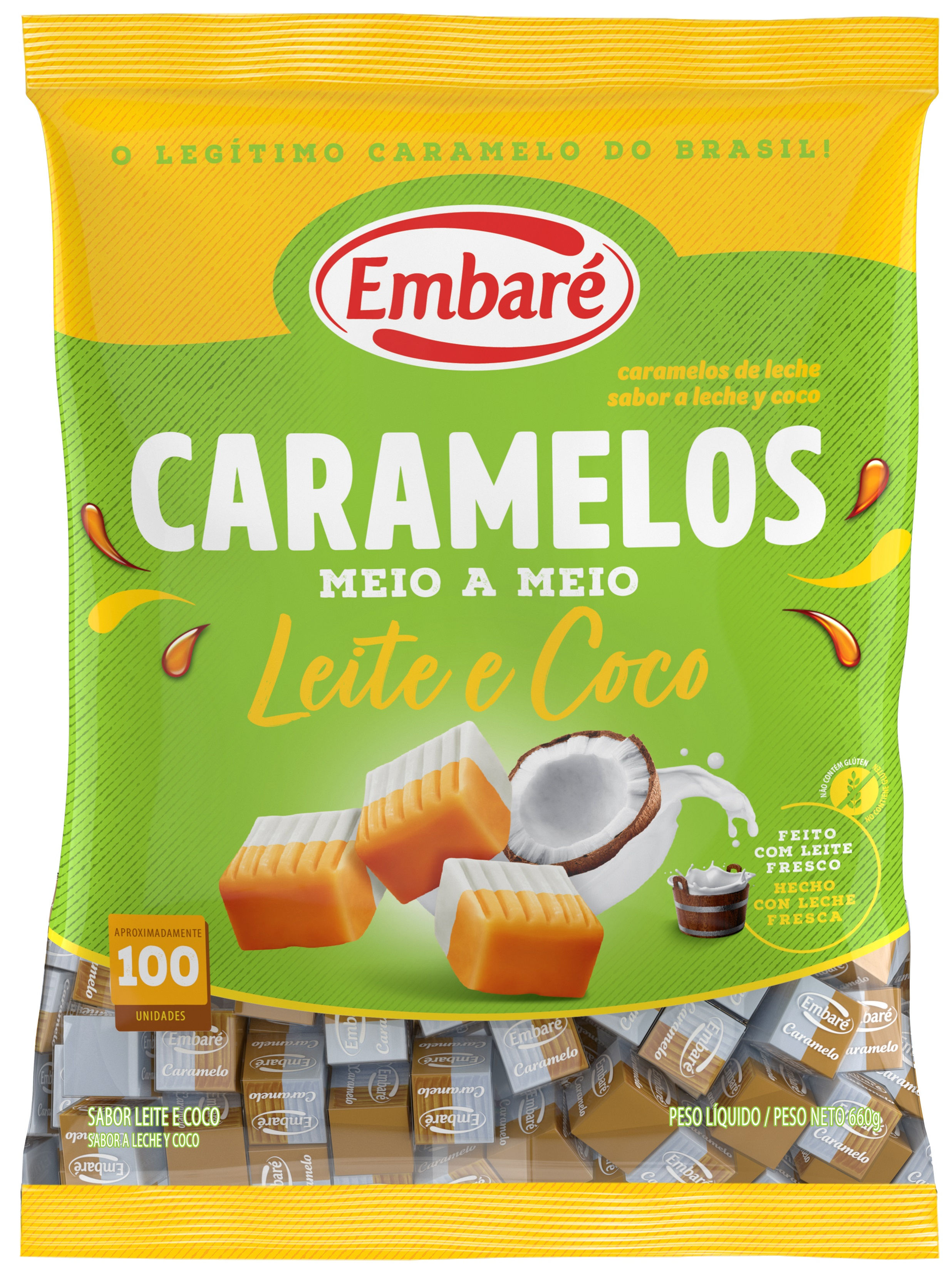 - פאדג' אמברה 660 גרם קוקוס 1/18  (2904)