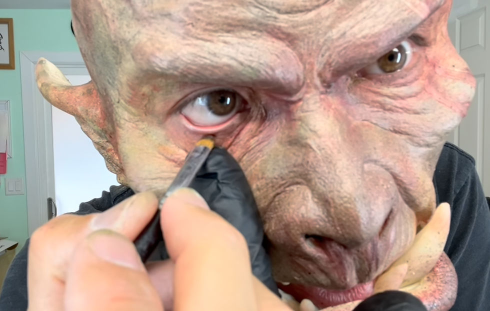 Coloring on waterline.