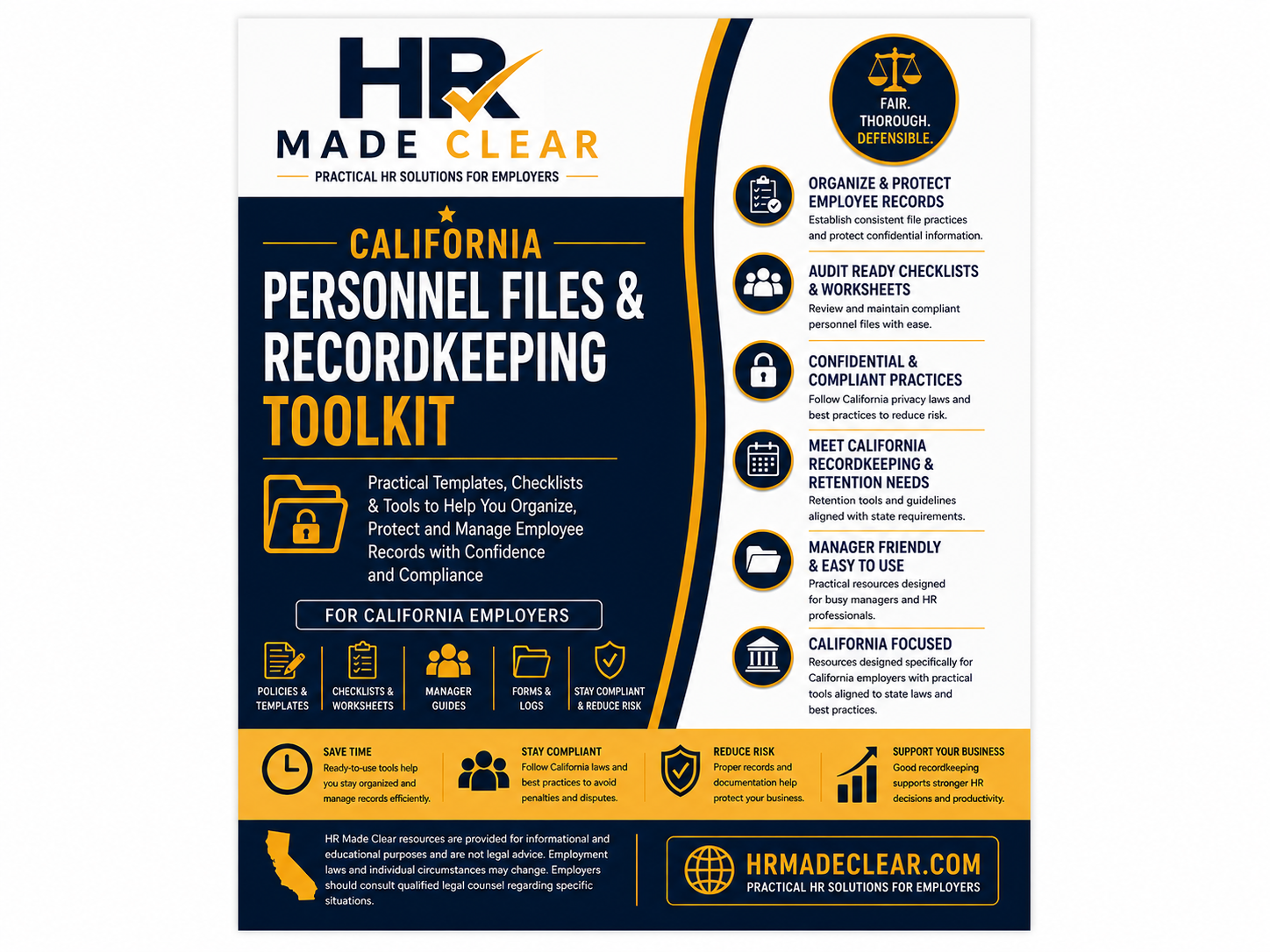 California Personnel Files & Recordkeeping Toolkit