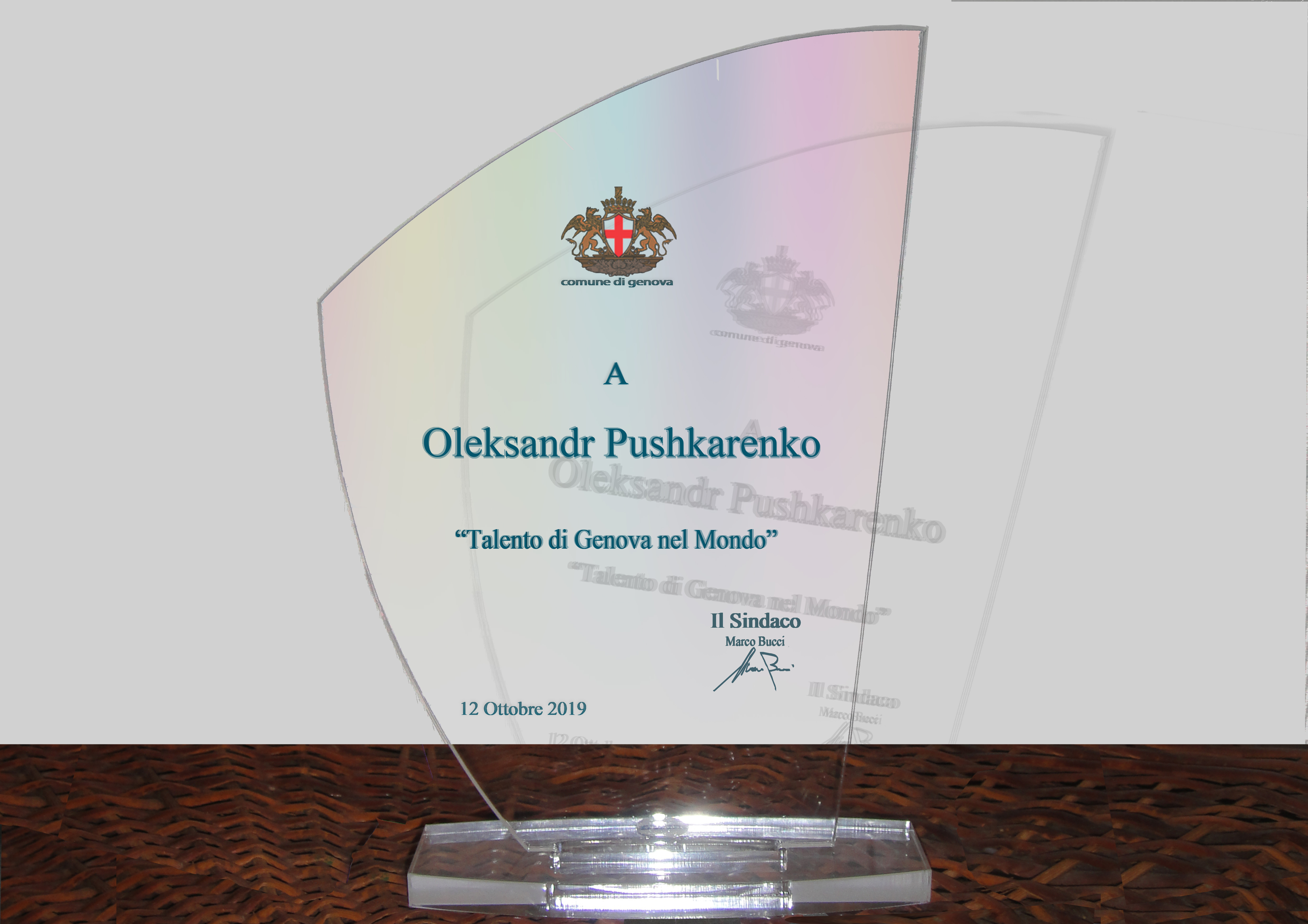 Premio "Talento di Genova nel Mondo"