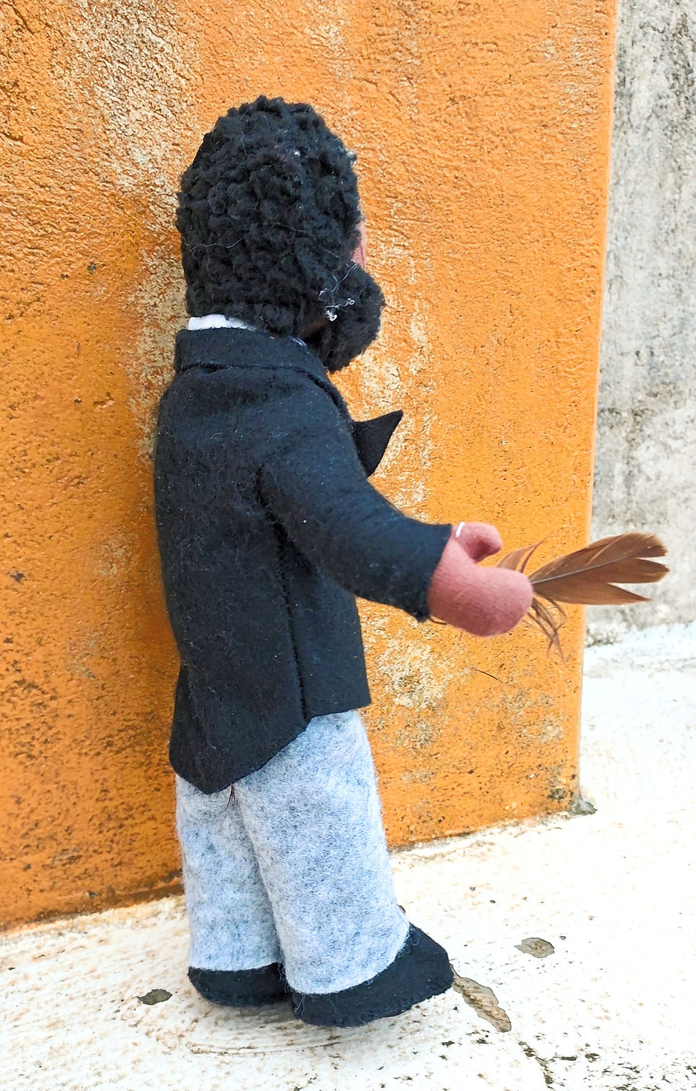 Miniatura: Boneco Luiz Gama - Coleção Consciência Negra