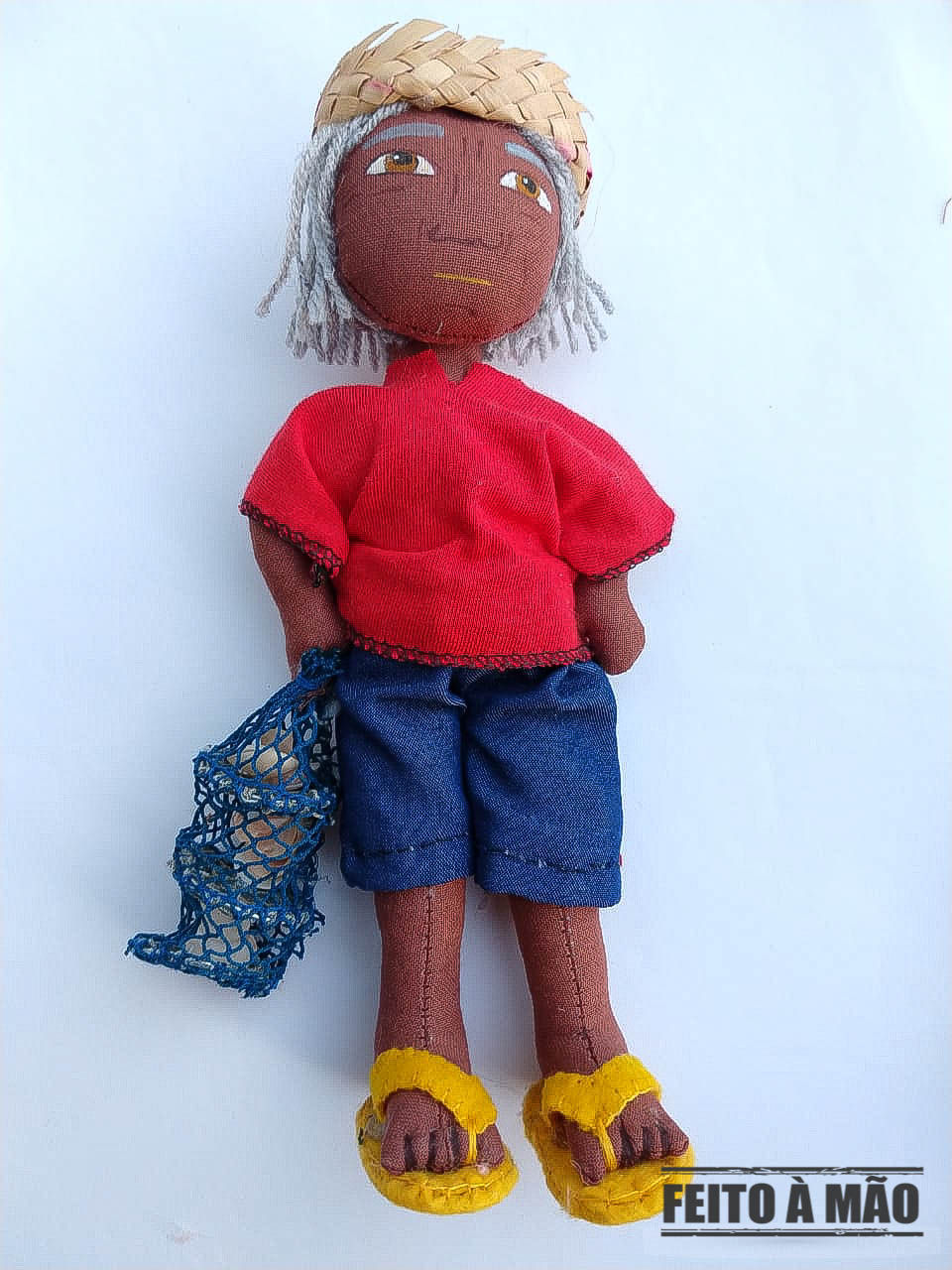 Miniatura: Boneco Pescador de Ostras P