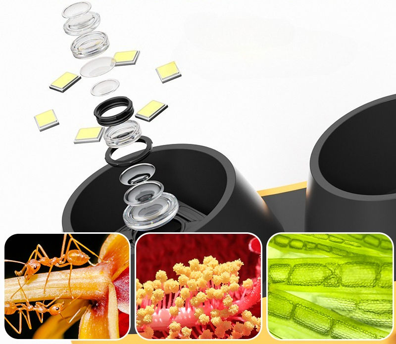 Miniatura: 4K Microscope Camera 1000X Handheld Digital for Kids Pocket Microscope Screen To