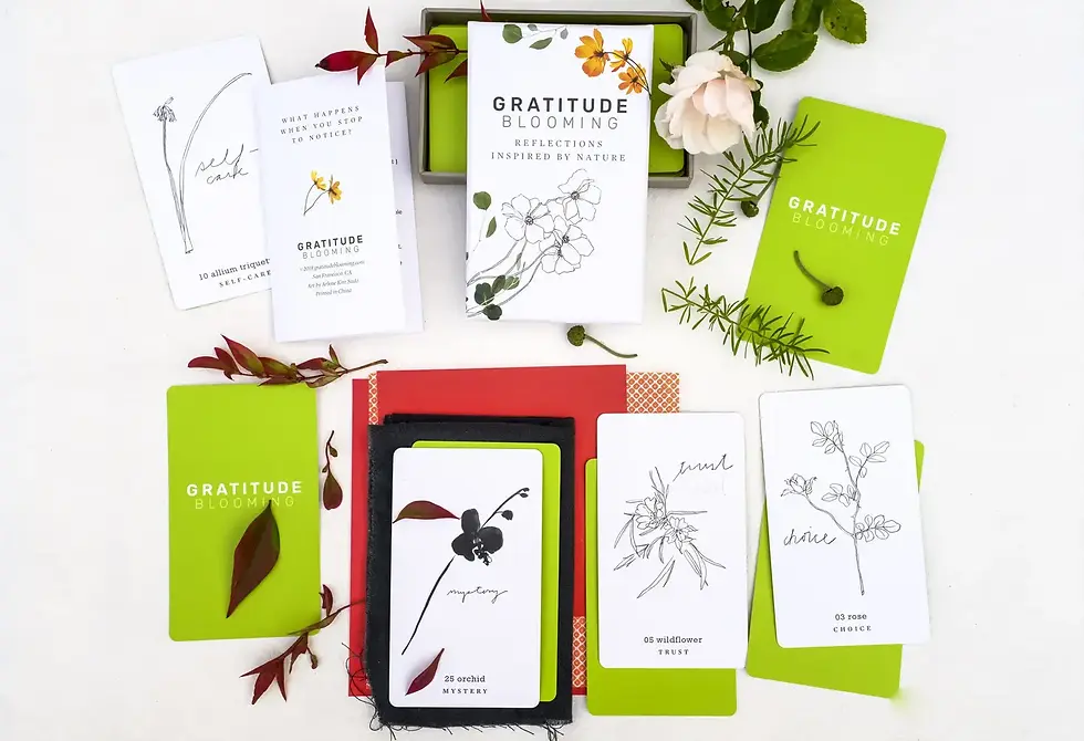 Miniature : Jeu de cartes de réflexion Gratitude Blooming