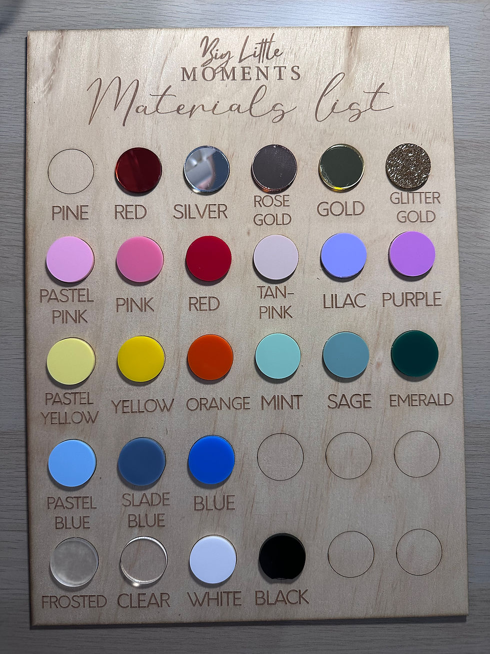 Thumbnail: Flat lay cake topper