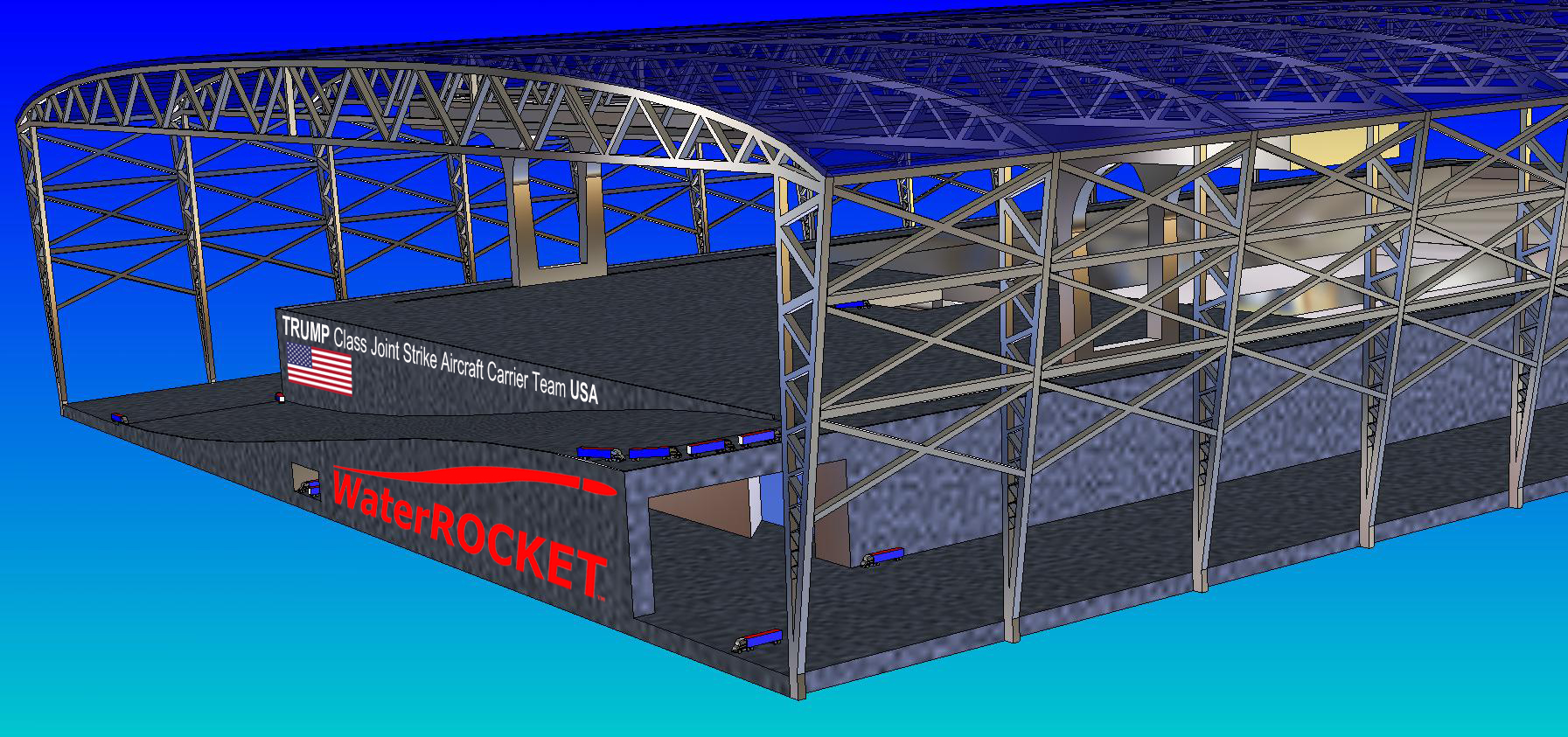 trump concrete mold assem1f1