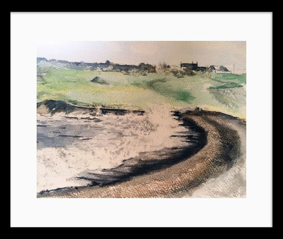 Thumbnail: Print -  Cemlyn Bay - Watercolour