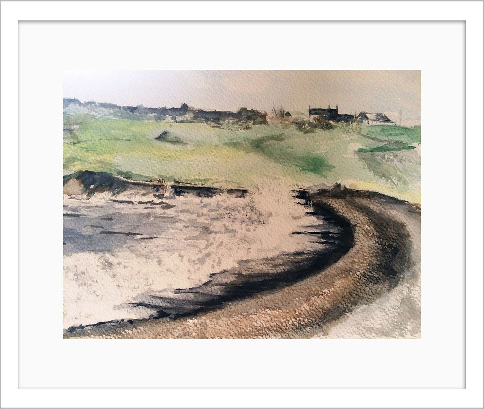 Thumbnail: Print -  Cemlyn Bay - Watercolour