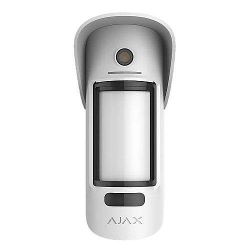 AJAX 57540.121.WH3 IR Motion Detector with Photo Camera, Outdoor