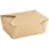 Thumbnail: Kraft Folded Paper #4 Take-Out Container 7 3/4" x 5 1/2" x 3 1/2" - 160ct