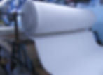 roll of white fabric