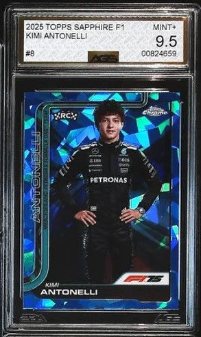 Kimi Antonelli - AGS Mint+ 9.5 (2025 Topps Sapphire F1)