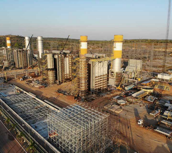 obra complexo Parnaiba Maranhão.