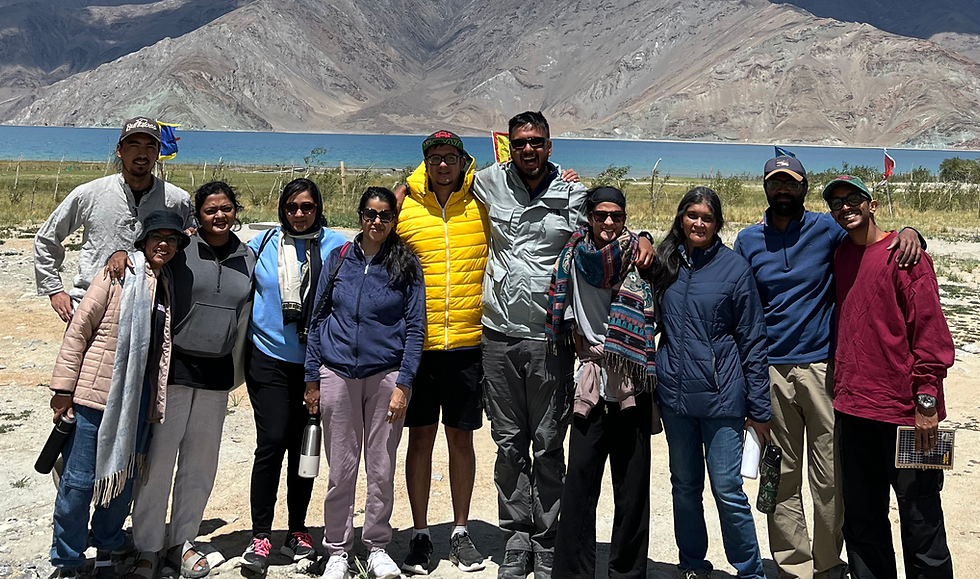 Ladakh Ashram on Wheels Group of People