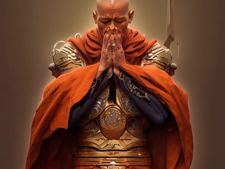 A warrior monk