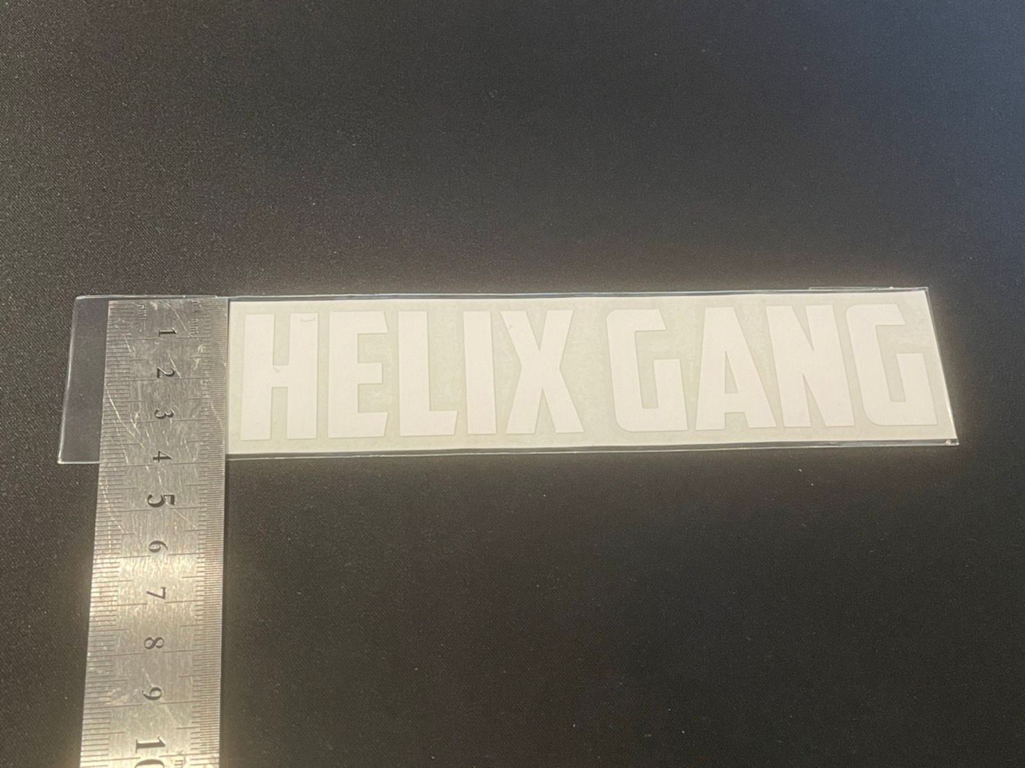 HELIX GANGステッカー　ホワイト
