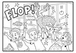 Flop coloring sheet
