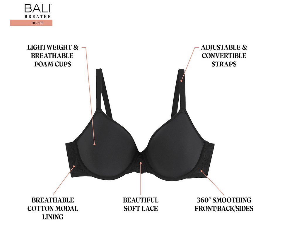 Thumbnail: Bali Breathe Lightweight Cotton Modal T-Shirt Bra
