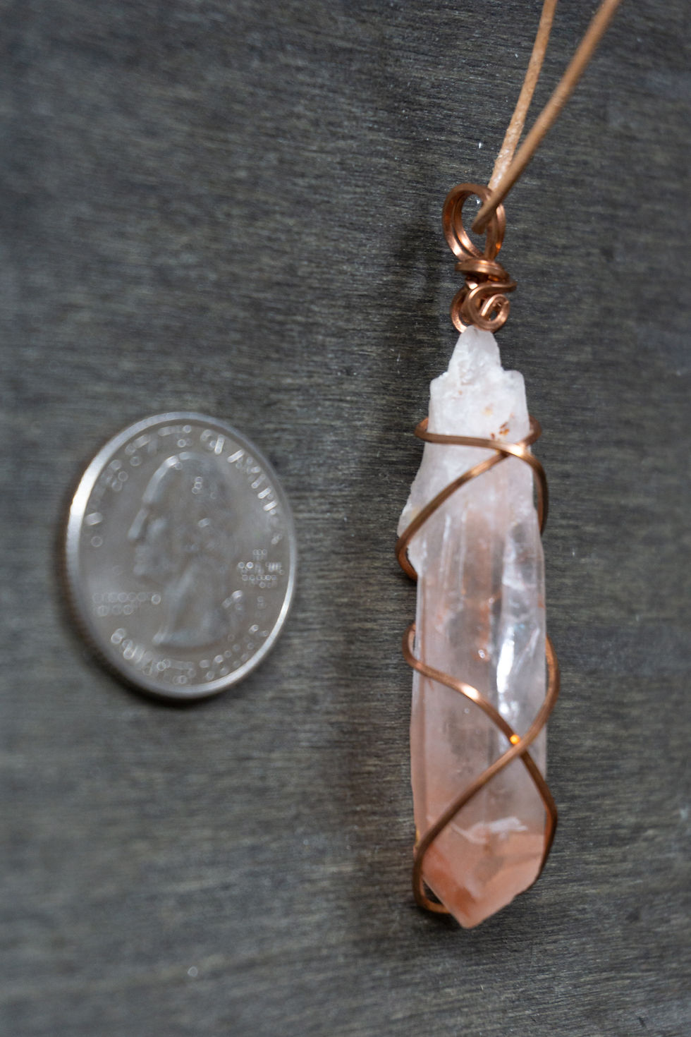 Thumbnail: Quartz Crystal w/ Rosy Tone