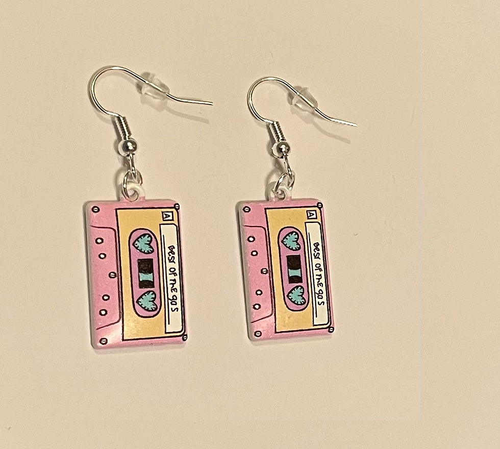Best of the 90’s Tape Retro Earrings