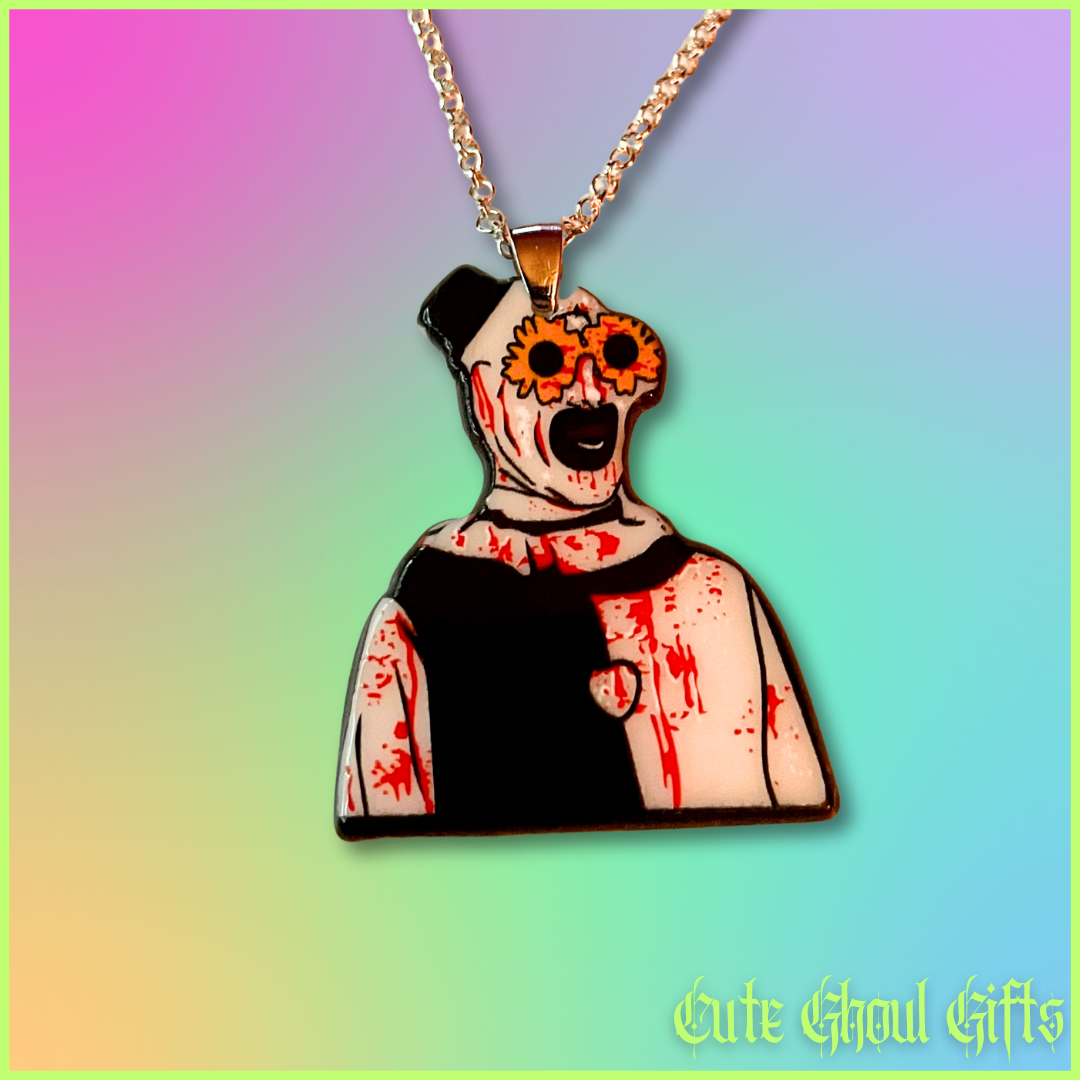 Art the Clown Terrifier Slasher Horror Necklace
