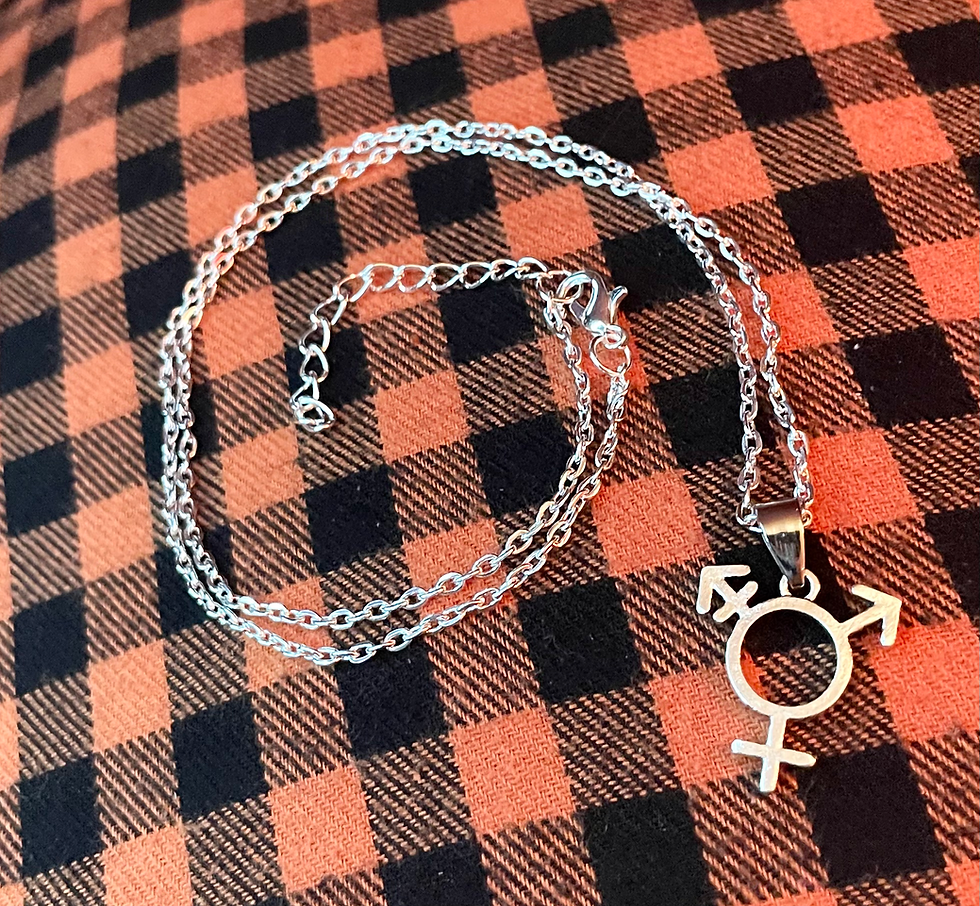 Transgender Symbol LGBTQIA+ Trans Pride necklace