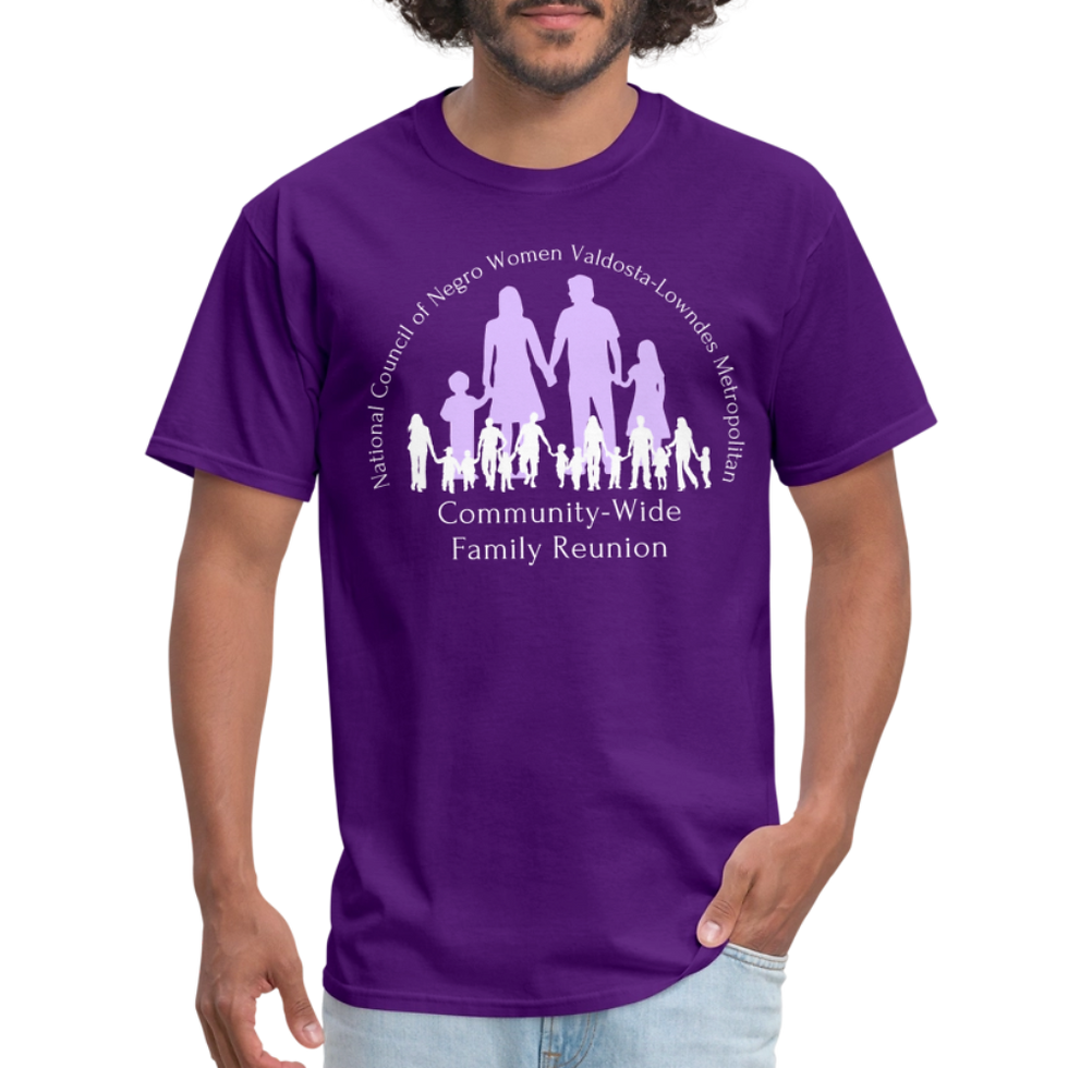 Thumbnail: Purple NCNW Annual Community-Wide Family Reunion T-Shirt