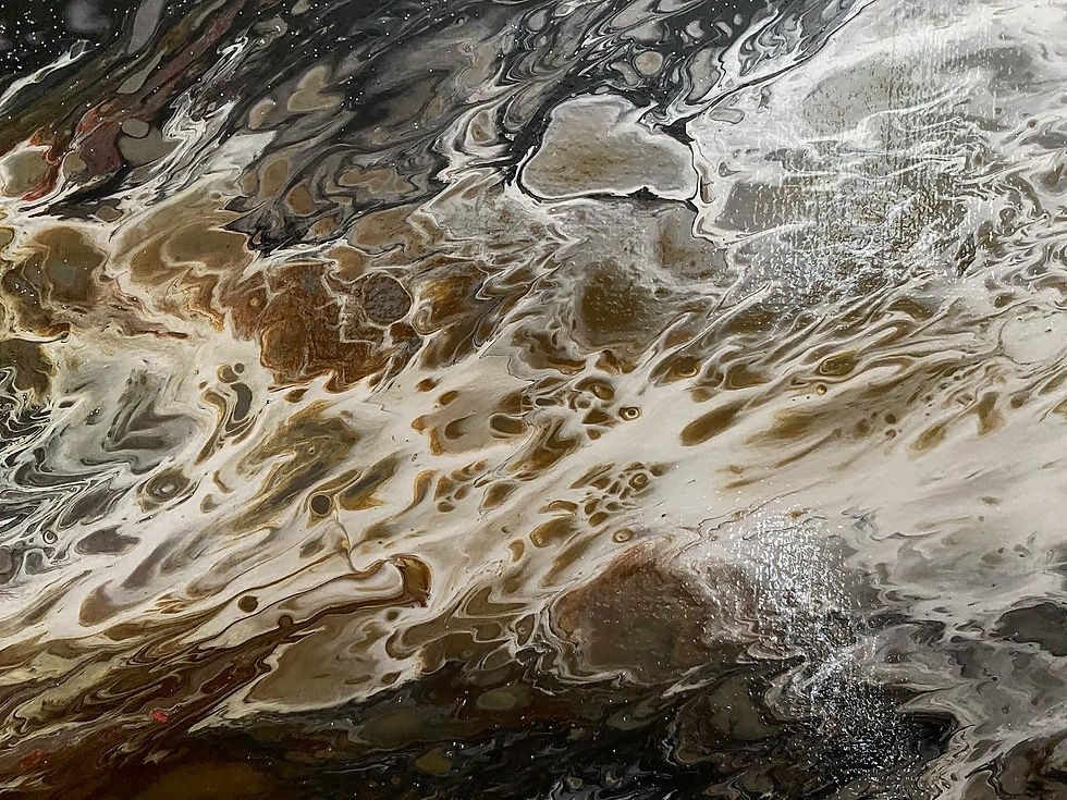 Miniaturbild: "Galaxies below" 200 X 120 cm  🔴 