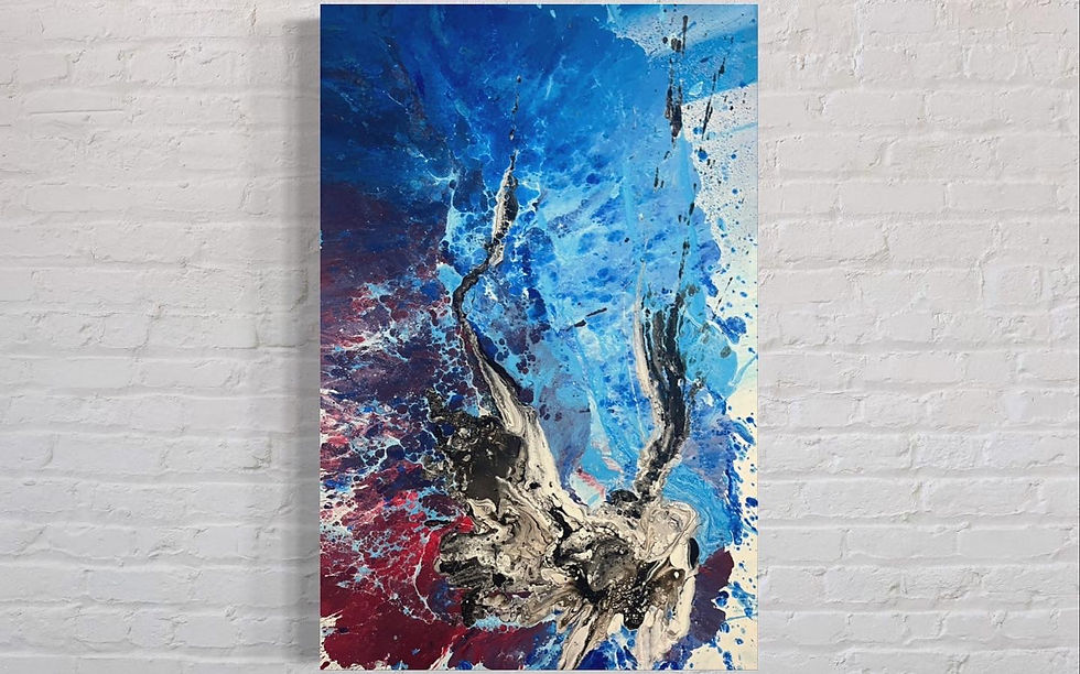 Miniaturbild: „Flying Low“ 120 X 80 cm (2022)