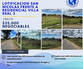 TERRENO SAN NICOLAS 