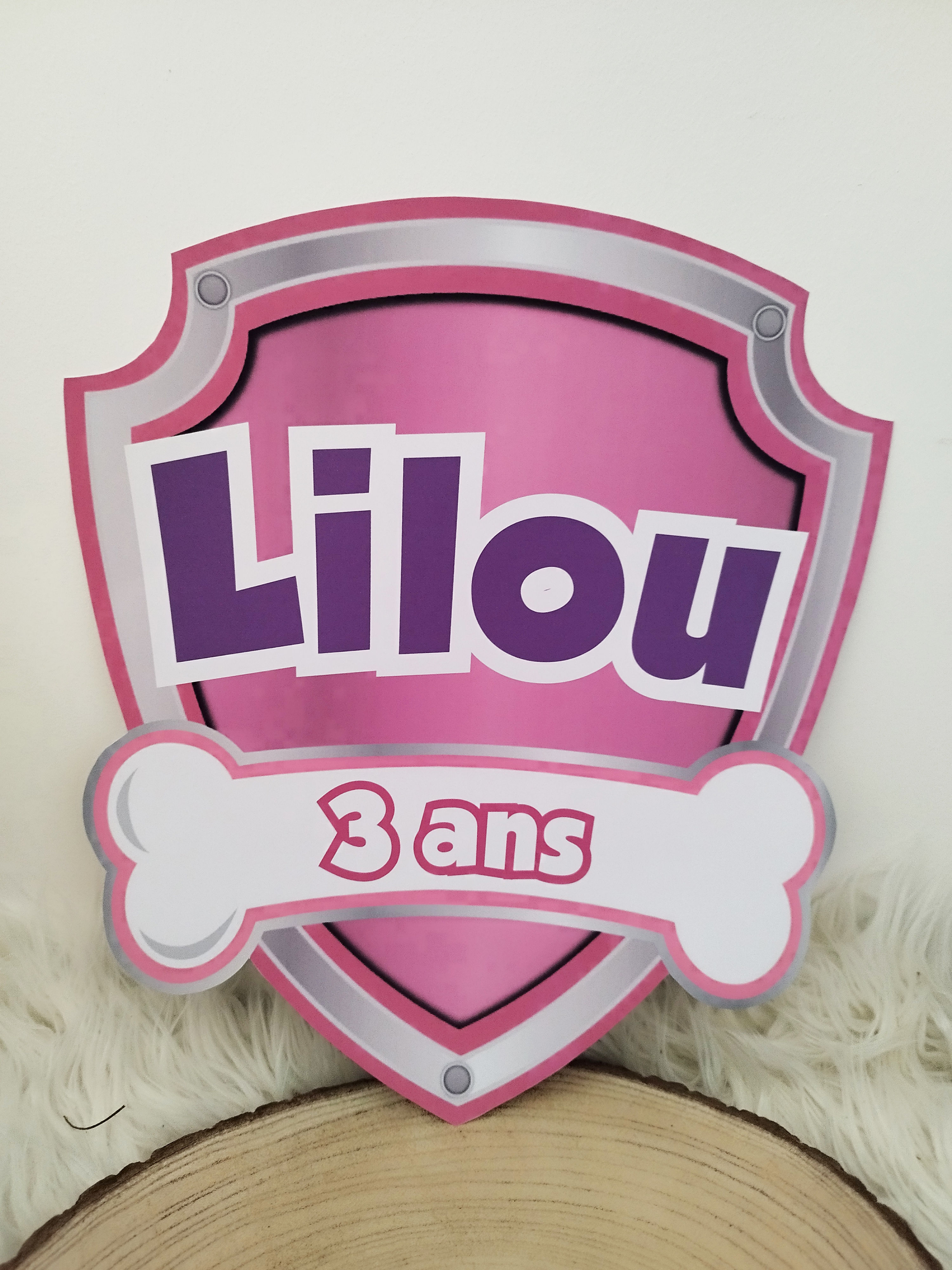 Écusson prénom personnalisé