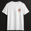 Küçük resim: Suluboya Domates Baskılı %100 Pamuk Regular Bisiklet Yaka Beyaz Kadın T-shirt