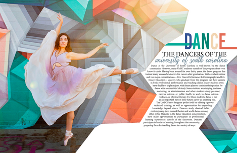 Magazine Spread for UofSC