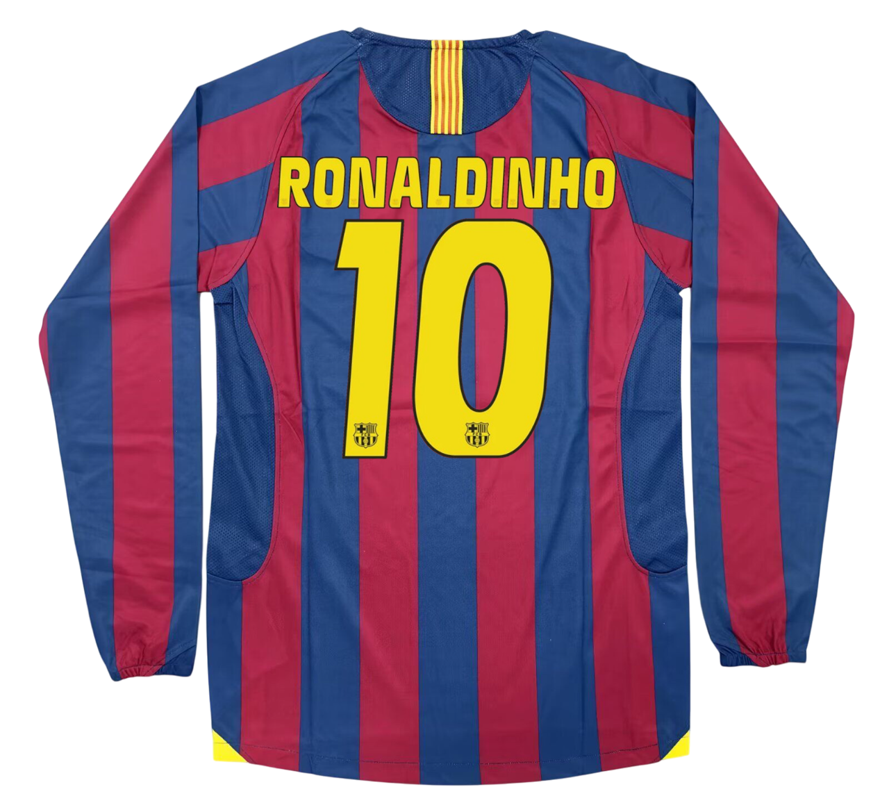 RONALDINHO BARCELONA LONG SLEEVE JERSEY CAMISETA 2005-2006