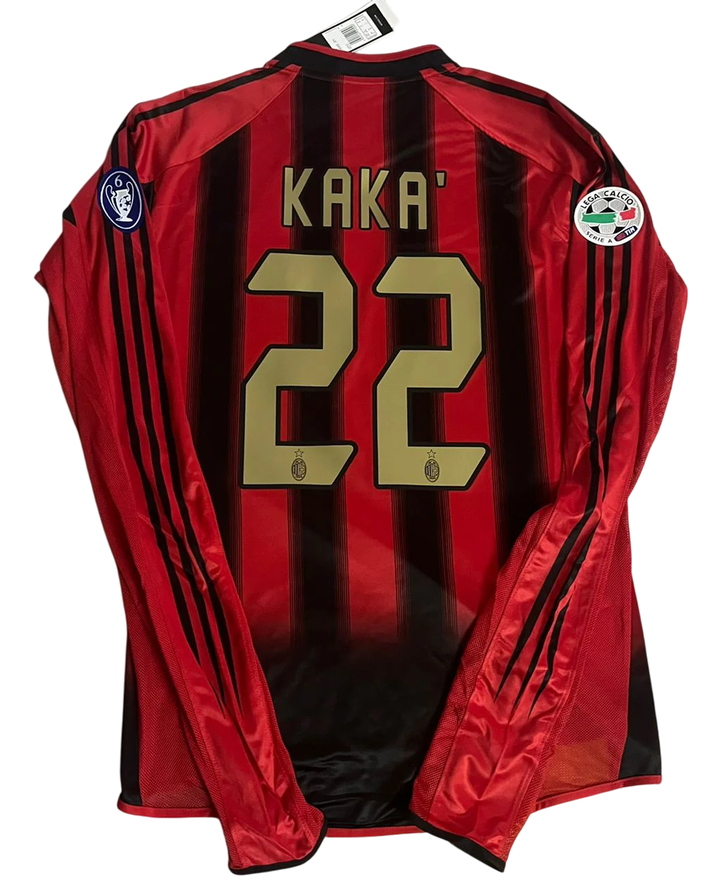 KAKA AC MILAN LONG SLEEVE JERSEY CAMISETA MAGILA 2003-2004