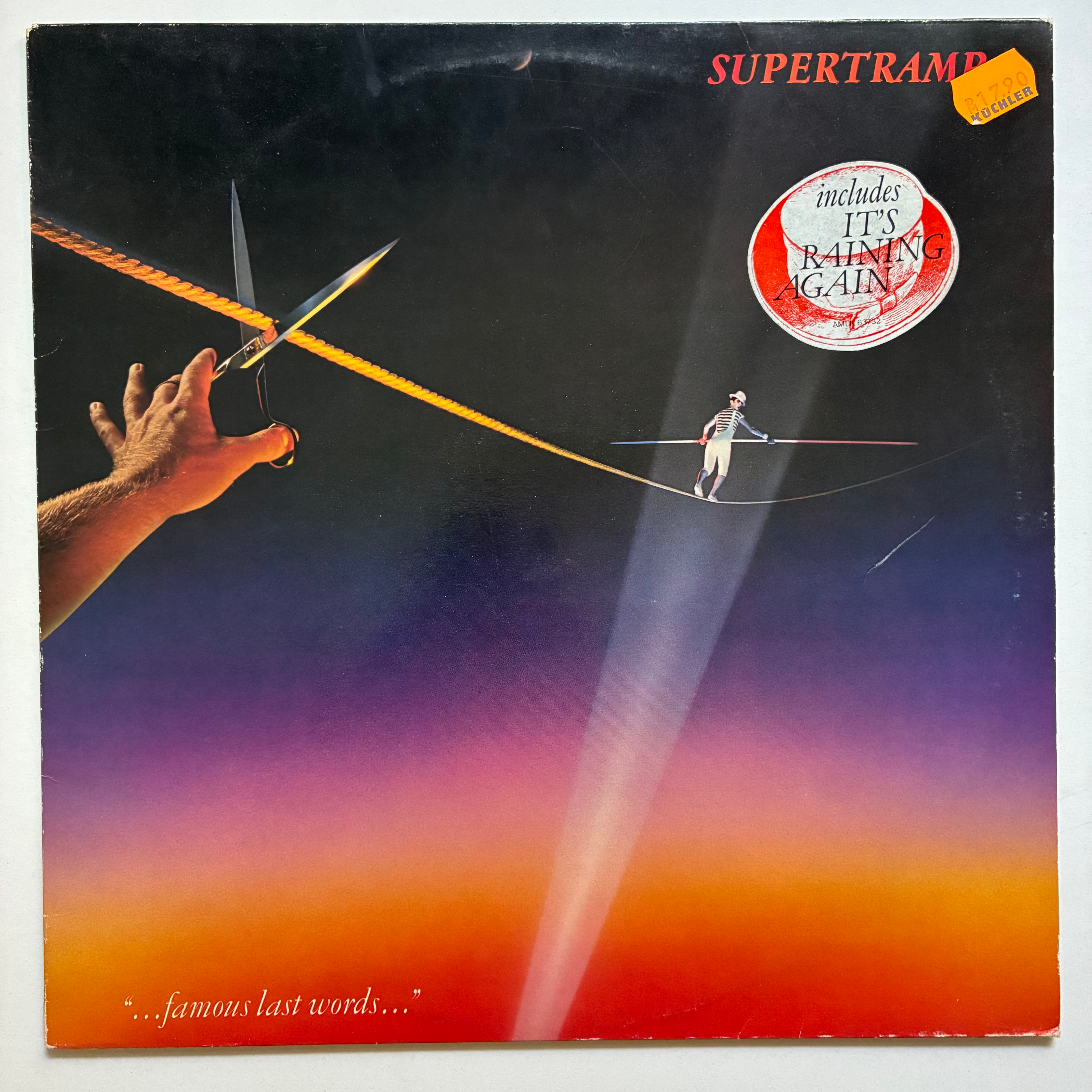 Supertramp – "...Famous Last Words..." - PLAK