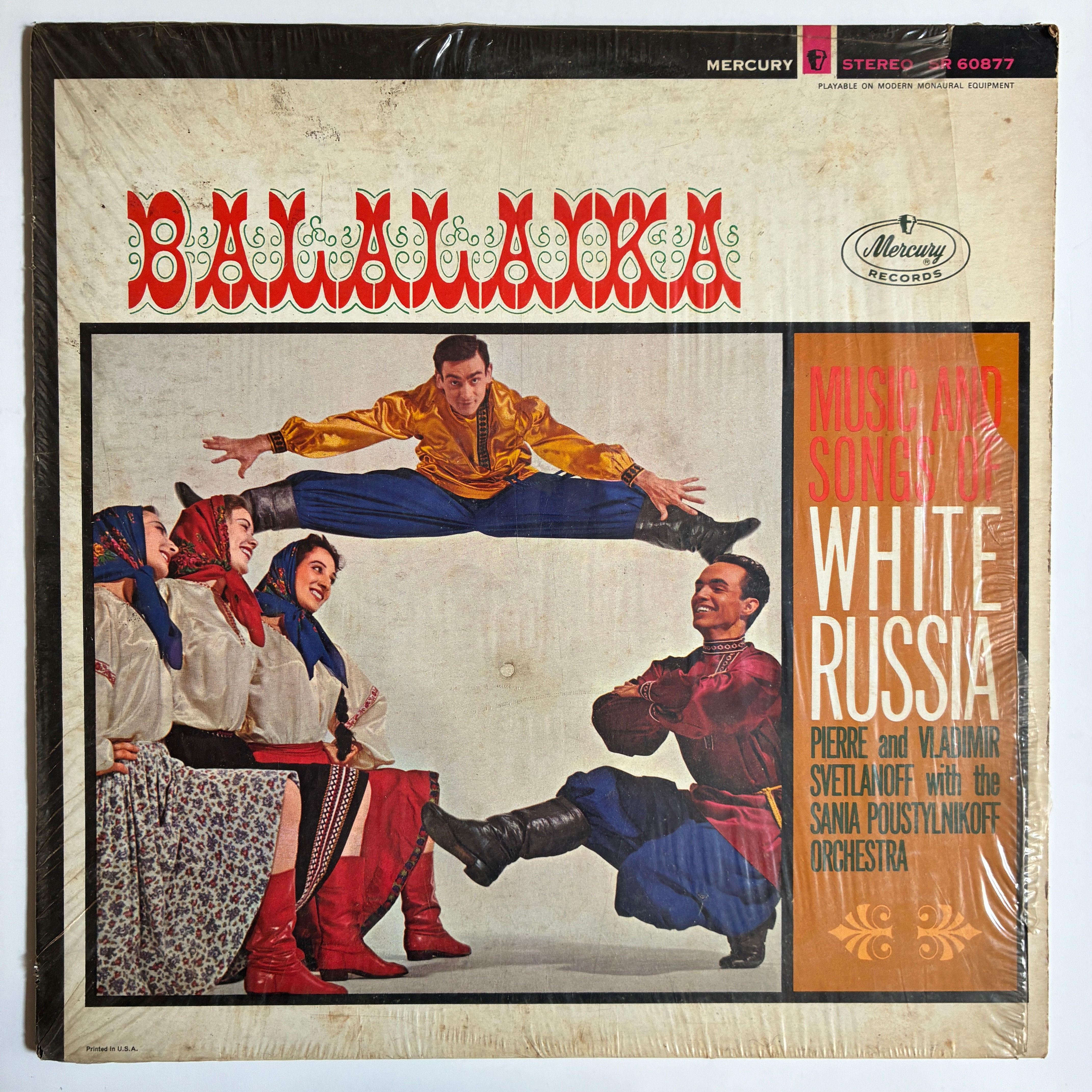 Pierre And Vladimir Svetlanoff - The Sania Poustylnikoff Orchestra– Balalaika LP