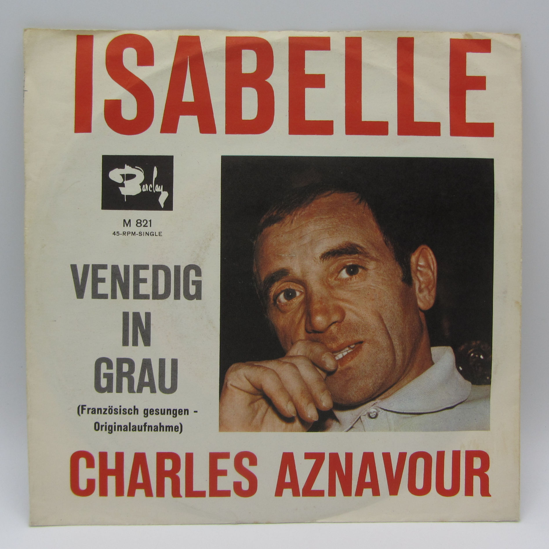 Charles Aznavour – Isabelle - 45lik Plak