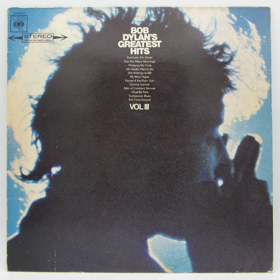 Bob Dylan – Bob Dylan's Greatest Hits Vol III - PLAK