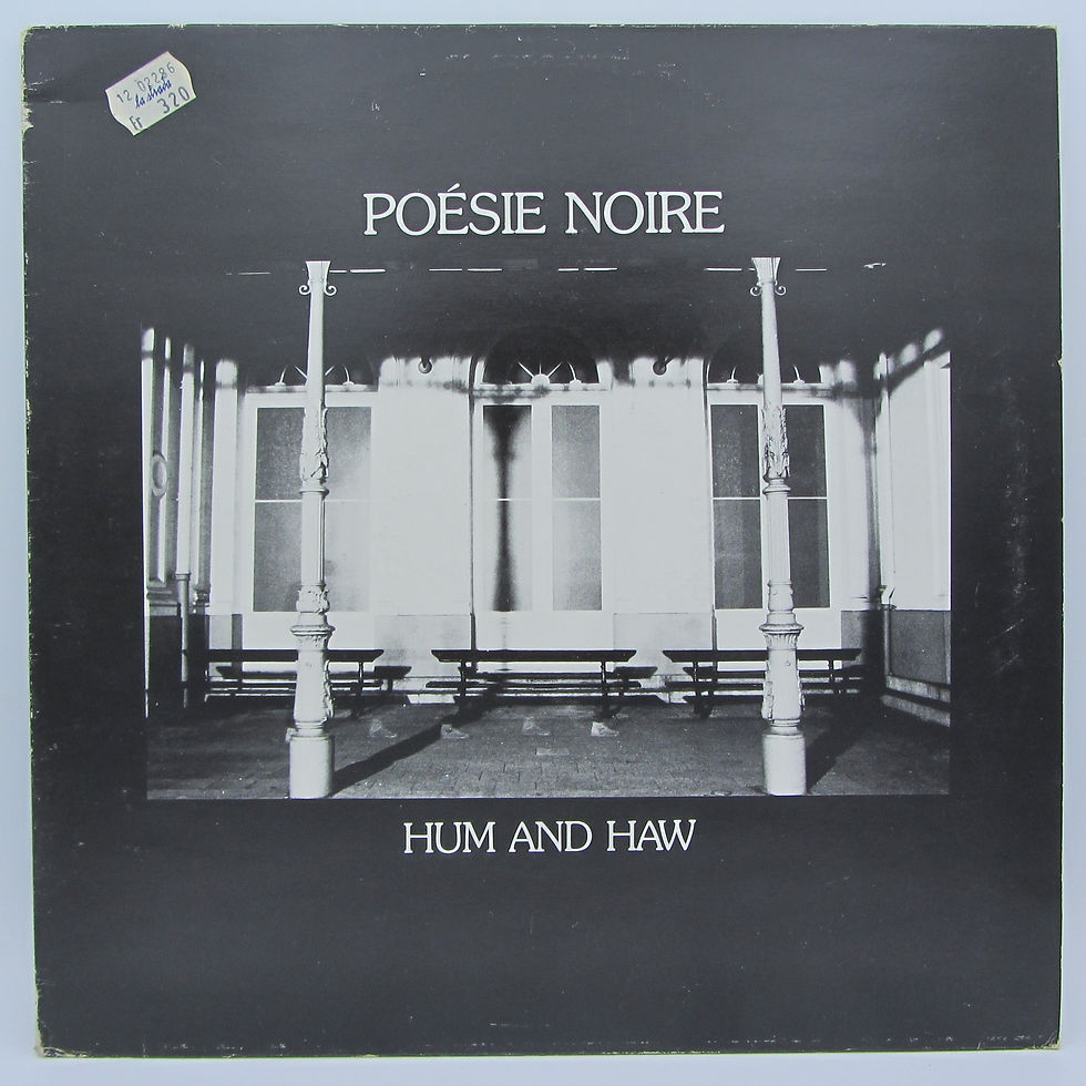 Poésie Noire – Hum And Haw - PLAK