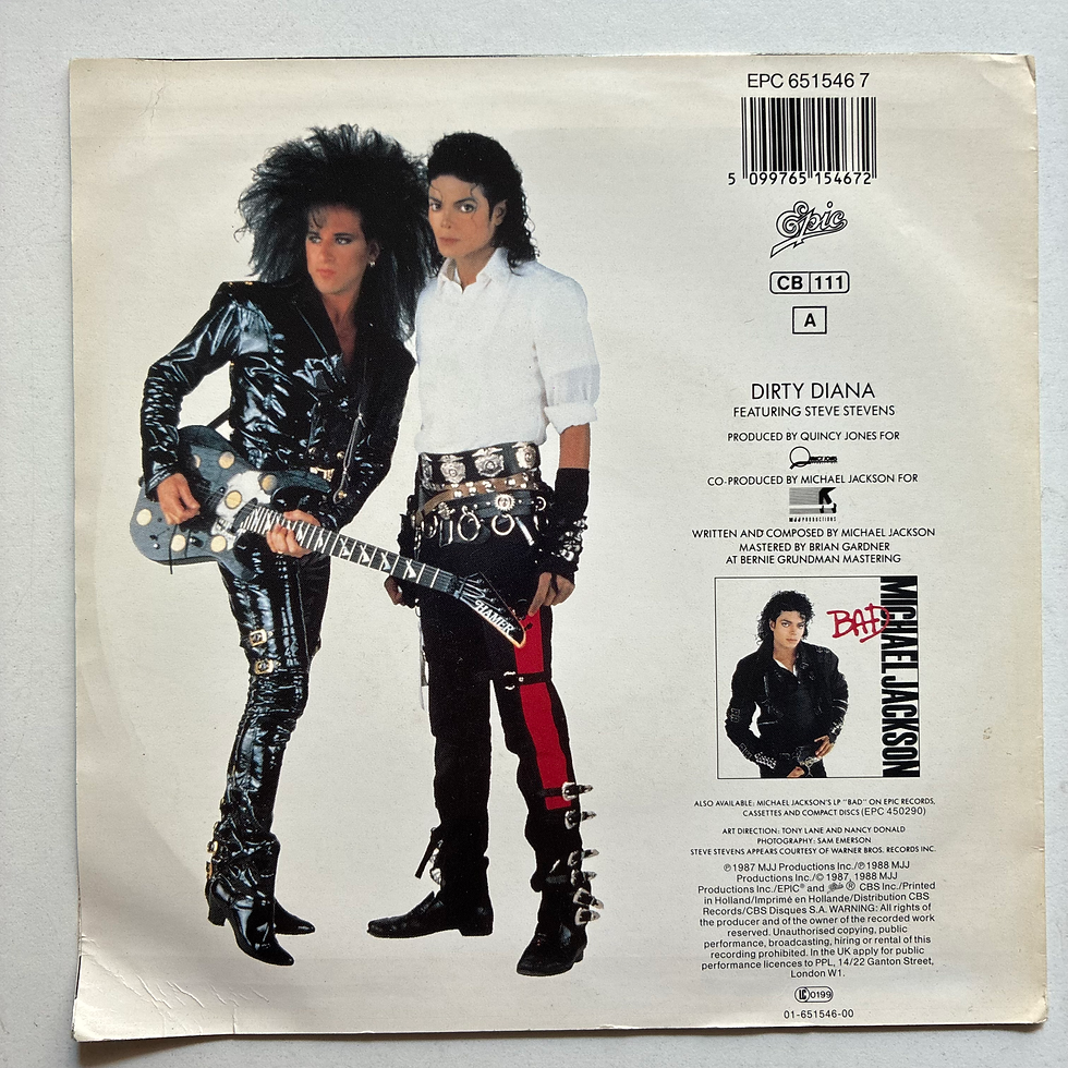 Küçük resim: Michael Jackson – Dirty Diana - 45'lik